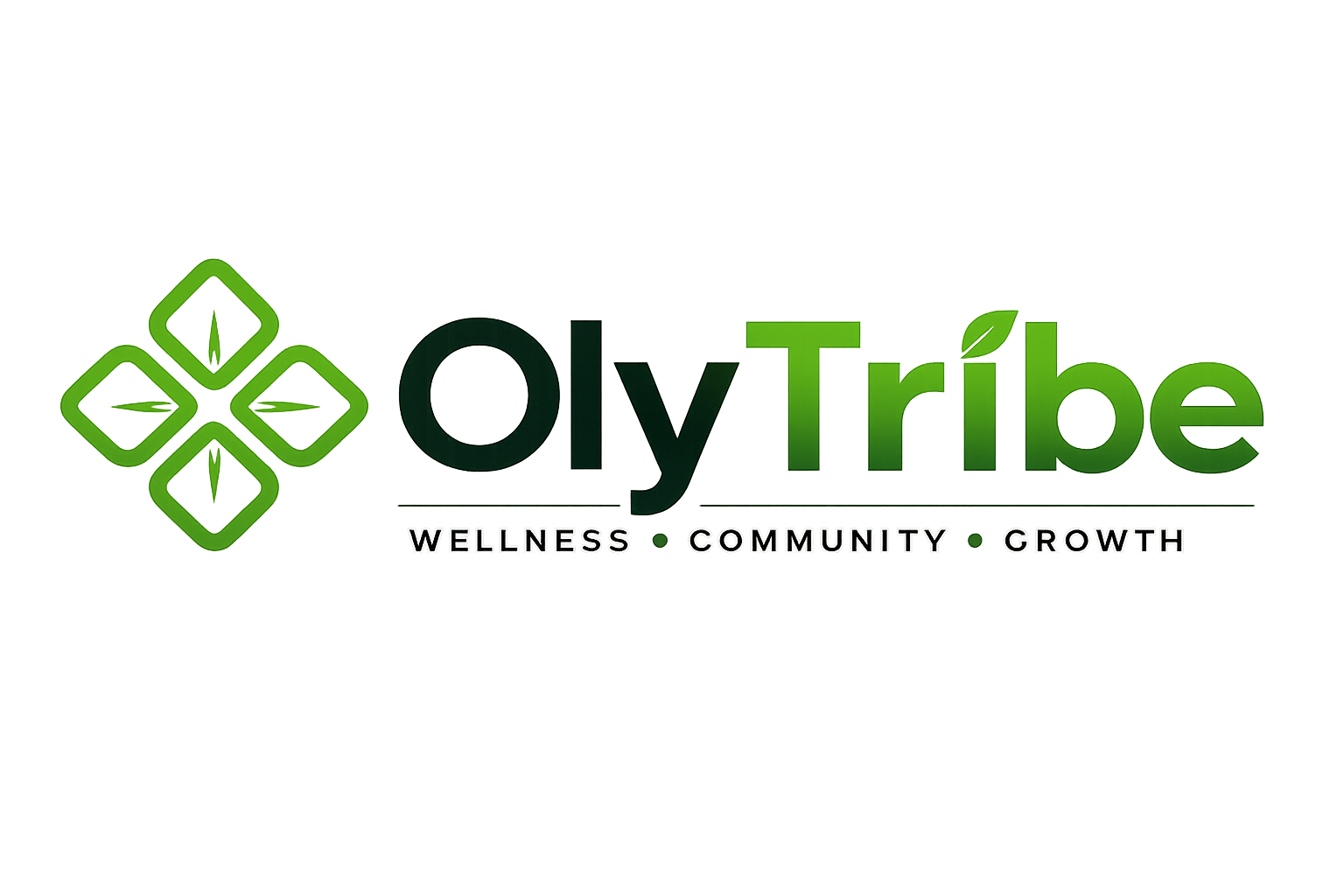 OlyTribe Wellness Community Growth Logo